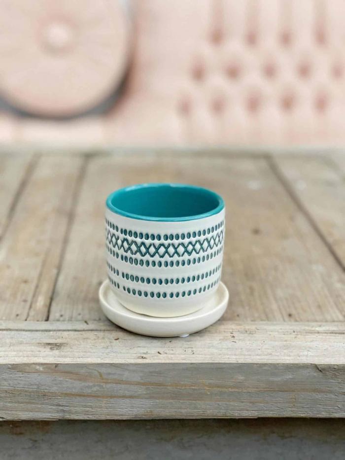 2.5" - 6" Aztec Design Ceramic (Multiple Colours Available) - Image 12