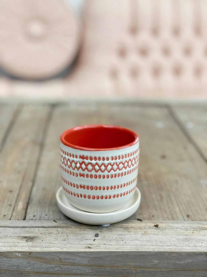 2.5" - 6" Aztec Design Ceramic (Multiple Colours Available) - Image 15