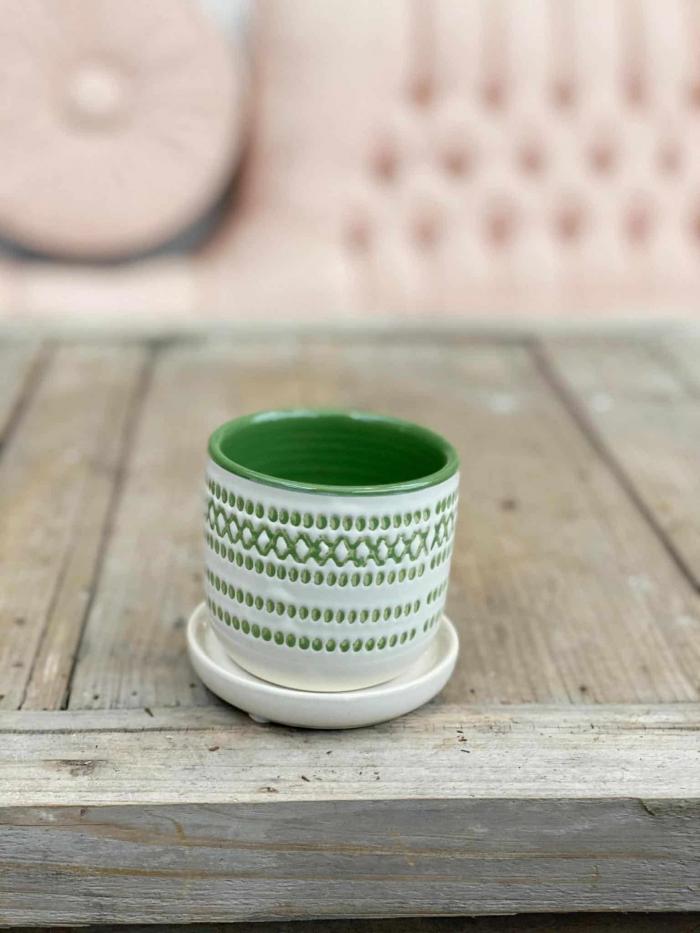 2.5" - 6" Aztec Design Ceramic (Multiple Colours Available) - Image 14