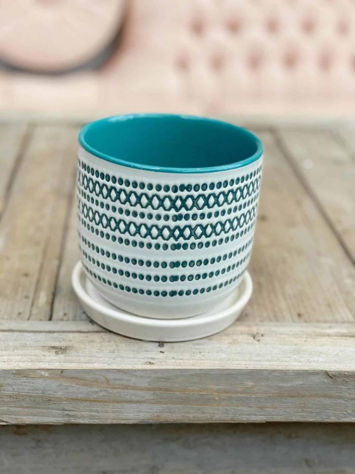 2.5" - 6" Aztec Design Ceramic (Multiple Colours Available) - Image 7