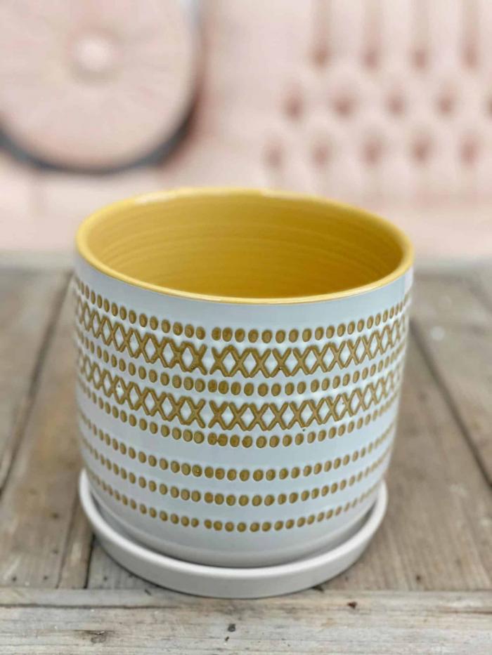 2.5" - 6" Aztec Design Ceramic (Multiple Colours Available) - Image 2