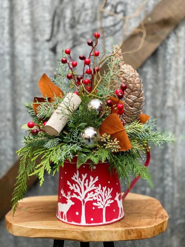 Watering Can Vintage Christmas The Watering Can Flower Market