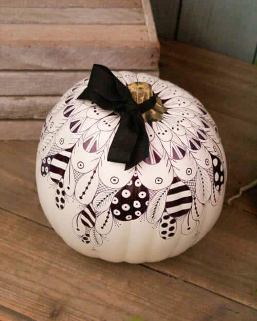 Black and White Pumpkin