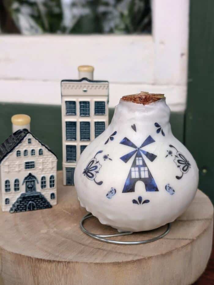 Delft Wax Amaryllis - Image 4