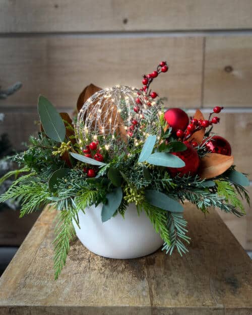 All Is Bright Centerpiece